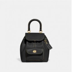 Coach Women Riya Backpack 21 Brass Black